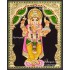 Standing Ganesha Tanjore Painting 