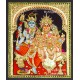 Shivan Family Tanjore Painting