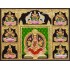 Ashta Lakshmi Tanjore Painting, AshtaLakshmi Tanjore Painting