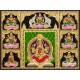 Ashta Lakshmi Tanjore Painting, AshtaLakshmi Tanjore Painting