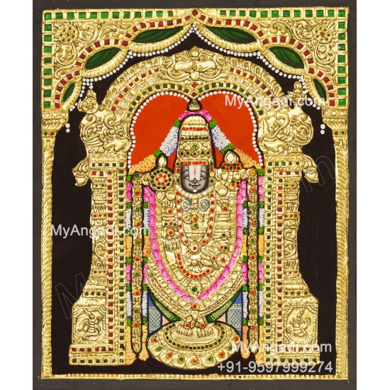 Venkatachalapathy  Tanjore Painting