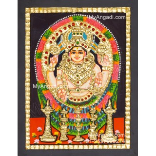 Chottanikara Bagavathi Amman Tanjore Painting