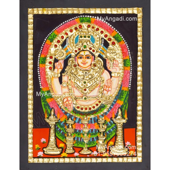 Chottanikara Bagavathi Amman Tanjore Painting