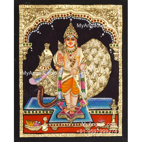 Murugan Tanjore Painting