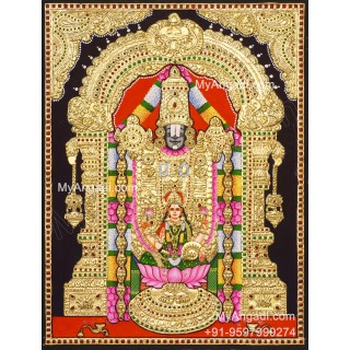 Balaji Lakshmi Tanjore Painting