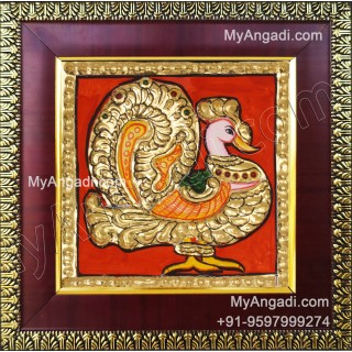 Annam Swan / Anna Pakshi Tanjore Painting