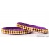 Violet Colour Silk Thread Bangles-2 Set