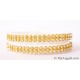 White  Silk Thread Bangles-2 Set