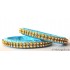 Turquoise Blue Colour Silk Thread Bangles-2 Set