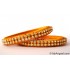 Dark Yellow Colour Silk Thread Bangles-2 Set