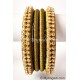Olive Green Colour Silk Thread Bangles-4 Set Olive Green Colour Silk Thread Bangles-4 Set