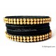 Black Colour Silk Thread Bangles-4 Set