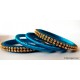 Blue Colour Silk Thread Bangles-4 Set