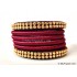 Maroon Colour Silk Thread Bangles-6 Set