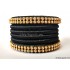 Black Colour Silk Thread Bangles-6 Set