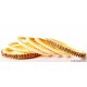 Ivory Colour Silk Thread Bangles-6 Set