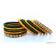 Dark Green Silk Thread Bangles-11 Set