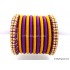 Violet Colour Silk Thread Bangles-11 Set