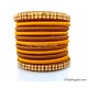 Kakki Colour Silk Thread Bangles-11 Set