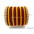 Maroon Colour Silk Thread Bangles-11 Set