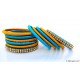 Blue Colour Silk Thread Bangles-11 Set