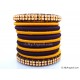 Dark Blue Colour Silk Thread Bangles-11 Set Dark Blue Colour Silk Thread Bangles-11 Set