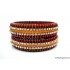 Maroon Colour Silk Thread Bangles-Triple Set