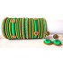 Green Grand Wedding Silk Thread Bangle Set with Jhumka Earrings