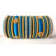 Blue Grand Wedding Silk Thread Bangle Set with Jhumka Earrings Blue Grand Wedding Silk Thread Bangle Set with Jhumka Earrings
