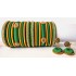 Teal Green Grand Wedding Silk Thread Bangle Set with Jhumka Earrings