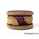 Maroon Grand Kada Bridal Silk Thread Bangle Set