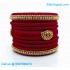 Maroon Colour Silk Thread Bangles