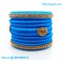 Blue Colour Silk Thread Bangles