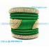 Green Colour Silk Thread Bangles