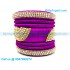 Purple Colour Silk Thread Bangles