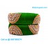 Lime Green Silk Thread Bangles