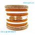 White Colour Silk Thread Bangles