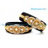 Black colour Silk Thread Bangles with Pearl