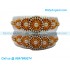 White Colour Silk Thread Bangles with Pearl