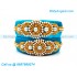 Blue Colour Silk Thread Bangles with Pearl