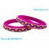 Pink Colour Silk Thread Bangles