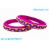 Pink Colour Silk Thread Bangles