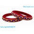 Maroon Colour Silk Thread Bangles