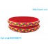 Red Colour Silk Thread Bangles