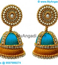 Silk Thread Earrings Silk Thread Earrings