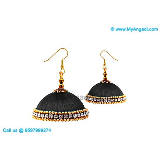 Buy Black Earrings for Women by Jazz And Sizzle Online  Ajiocom