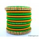 Light Green Colour Silk Thread Bangles Light Green Colour Silk Thread Bangles