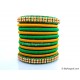 Green Colour Silk Thread Bangles