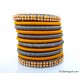 Grey Colour Silk Thread Bangles Grey Colour Silk Thread Bangles
