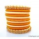 Ivory Colour Silk Thread Bangles Ivory Colour Silk Thread Bangles